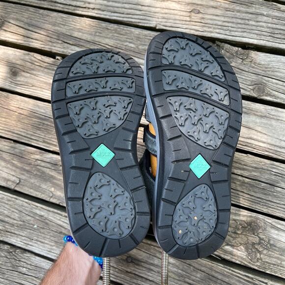 The Muck Boot Company Fisherman Sandel Womens 8 Gray Suede Wanderer Pegasus - Picture 5 of 8